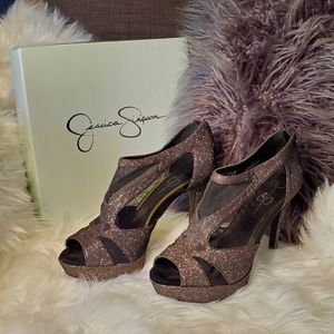 Jessica Simpson Platinum Belindas - sz 9.5